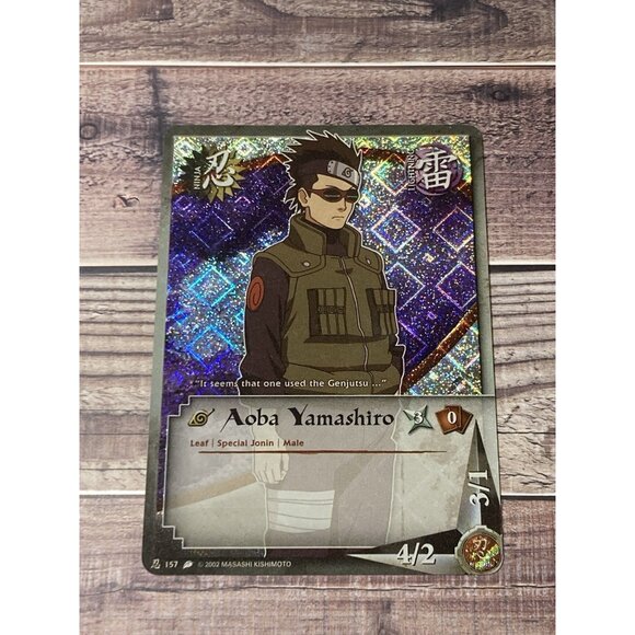 Naruto CCG -  Aoba Yamashiro 157 Diamond - FOIL RARE - Picture 1 of 2